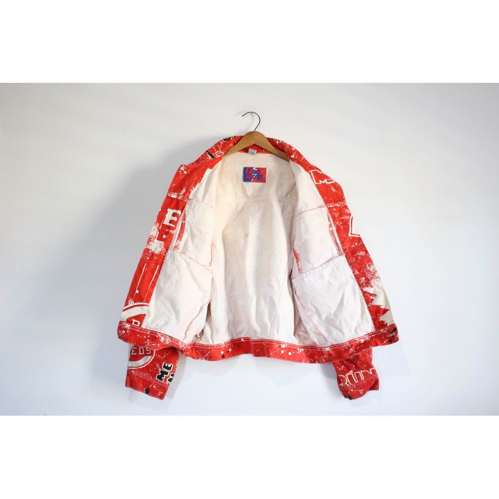 Vintage Cincinnati Reds Baseball MLB Denim Jacket - Picture 6 of 7
